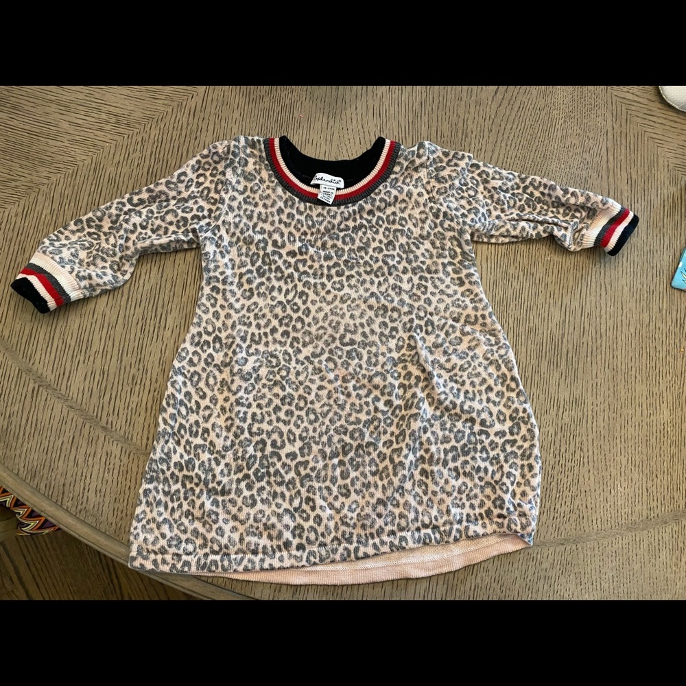 Girls leopard dress